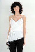 The Lace Wrap Blouse