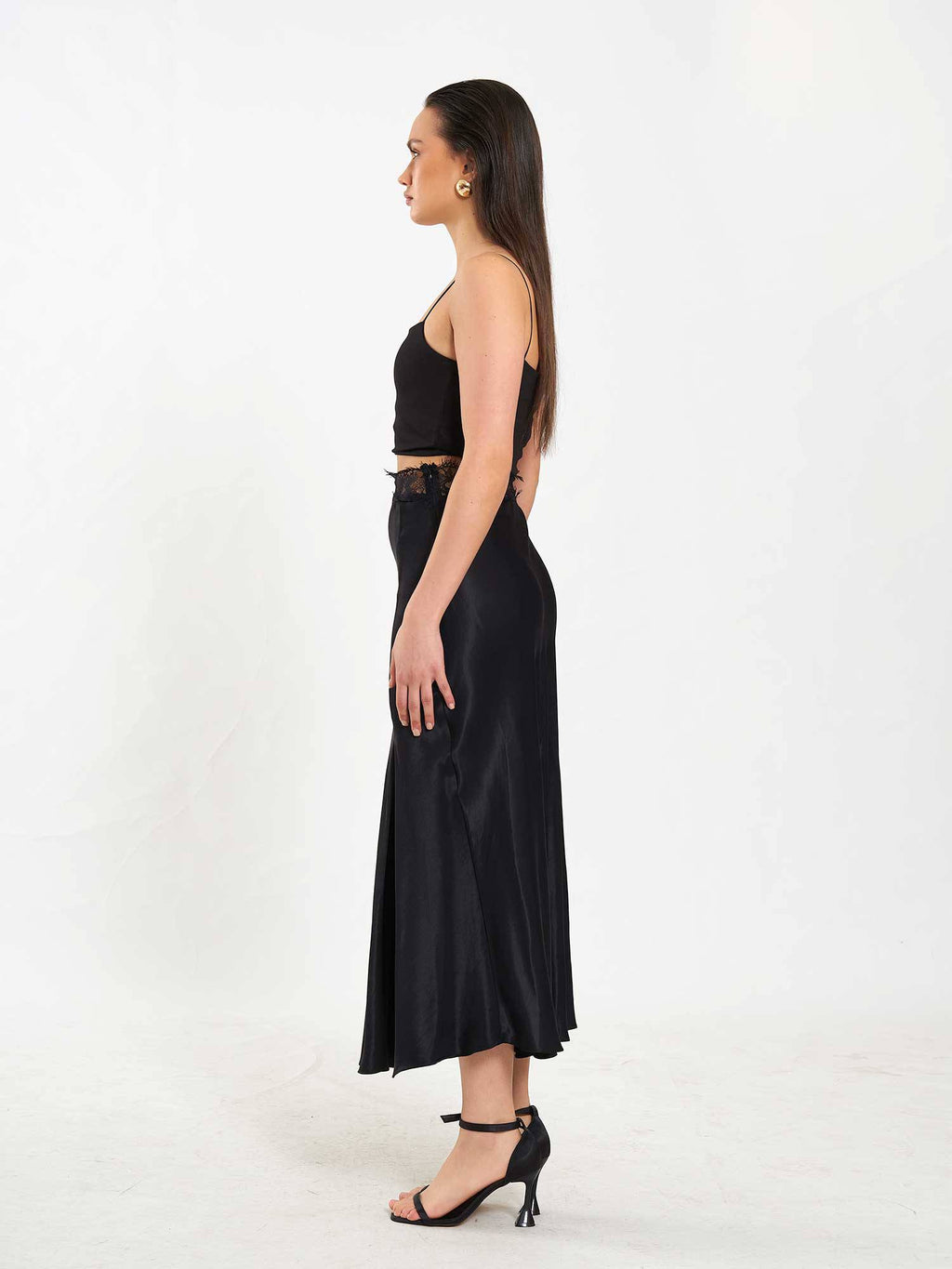 The Silk Lace Long Skirt