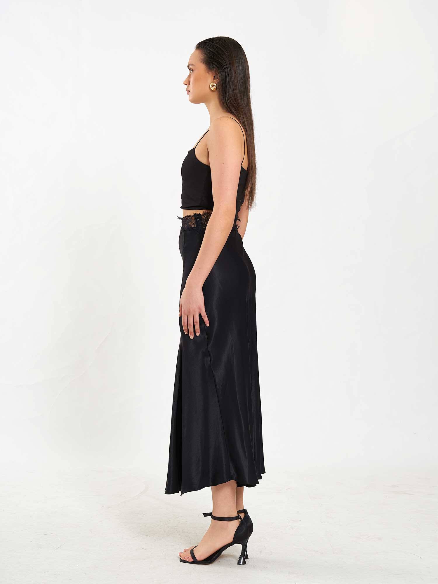 The Silk Lace Long Skirt