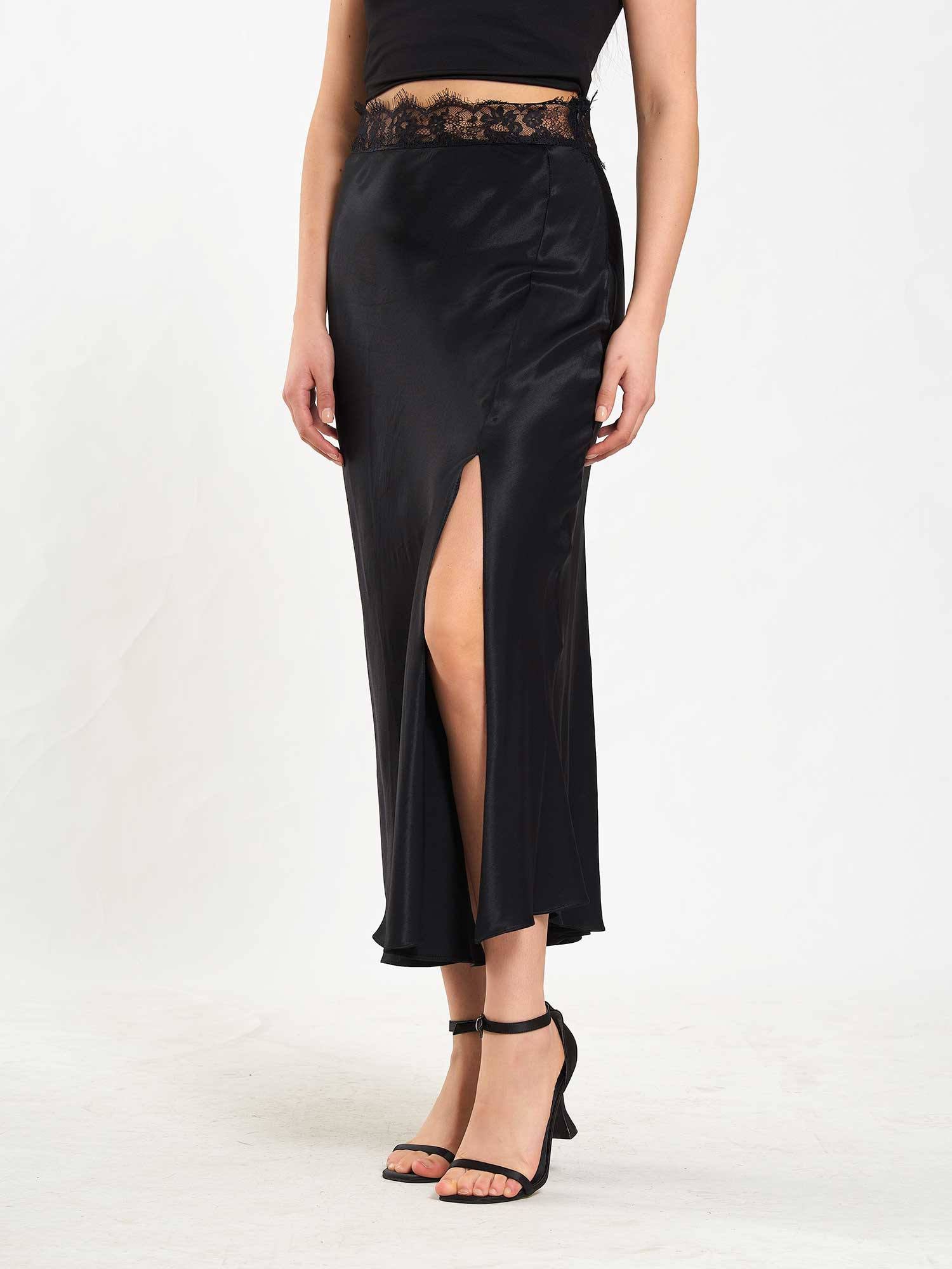 The Silk Lace Long Skirt