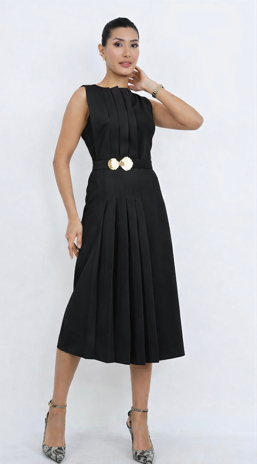 Black Midi Dress