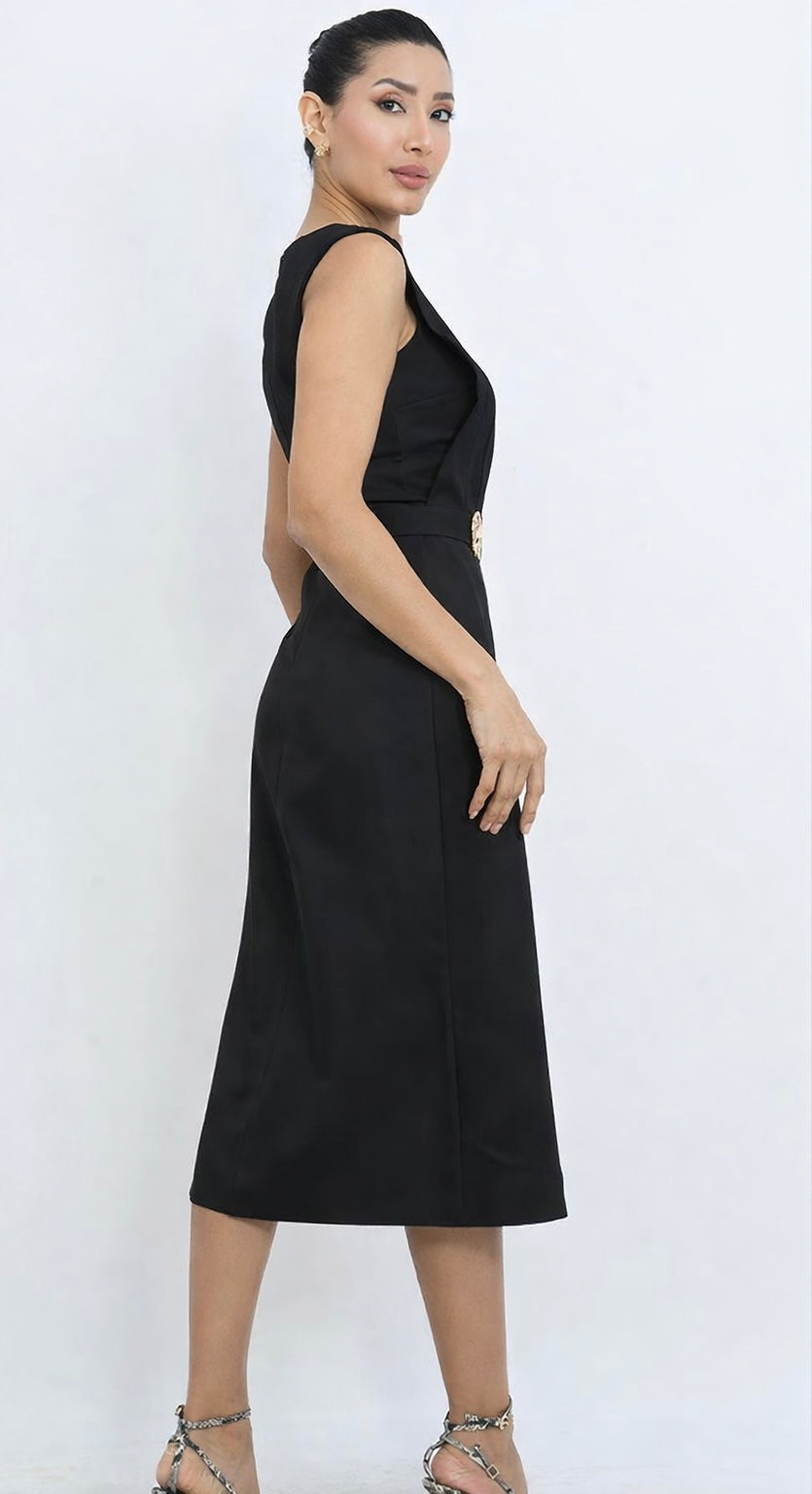 Black Midi Dress